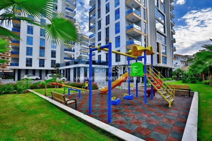Apartament 1+1 umeblowany z dużym tarasem w nowoczesnym kompleksie 5 