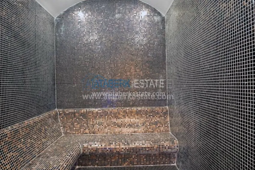 Apartament 1+1 umeblowany z dużym tarasem w nowoczesnym kompleksie 14 