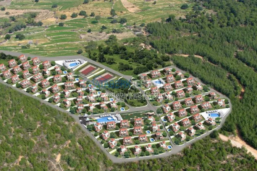 Nowoczesne wille w dzielnicy Alanya Avsallar, w pobliżu plaży i lasu sosnowego 46 