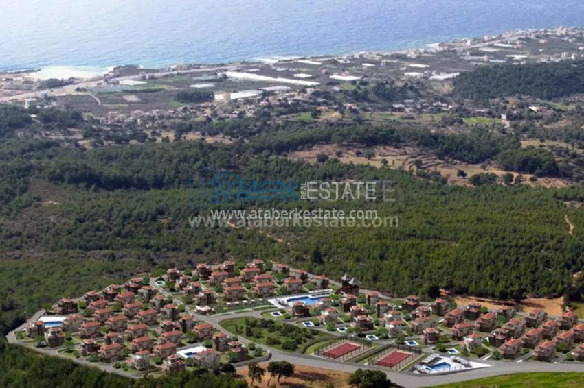 Nowoczesne wille w dzielnicy Alanya Avsallar, w pobliżu plaży i lasu sosnowego 47 